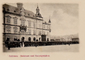 Eskilstuna, Stadshuset med Skarpskyttekåren 1902
