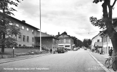 Karlskoga, Bergmansgatan med Telegrafhuset