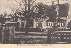 Karlskoga, Kedjeåsen, Handlande, PJ Perssons Villa 1921