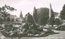 Örebro. Befriaren och Karl XIV Johan Staty