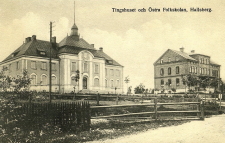 Hallsberg Tingshuset och Östra Folkskolan