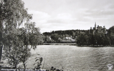 Fagersta, Järnvägsstation & Villa Ulvaklev, Ängelsberg 1952