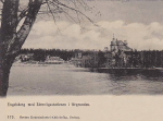 Fagersta, Engelsberg med Järnvägsstationen i förgrunden 1904