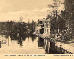 Fagersta, Engelsberg, Parti af ån vid Bryggeriet 1903