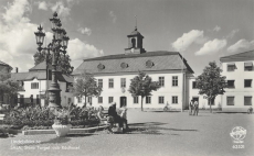 Sala, Stora Torget och Rådhuset 1955