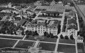 Sala, Salberga Sjukhuset, Flygfoto 1938