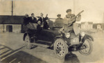 Kopparberg Taxi med åkande spelmän 1925
