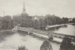 Eskilstuna, Kyrkan och Järnvägsbron 1923